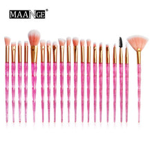 Load image into Gallery viewer, 7-20Pcs Diamond Makeup Brushes Set