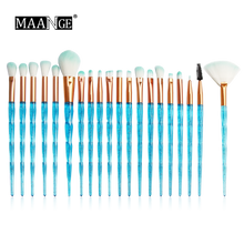 Load image into Gallery viewer, 7-20Pcs Diamond Makeup Brushes Set