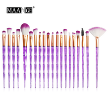 Load image into Gallery viewer, 7-20Pcs Diamond Makeup Brushes Set