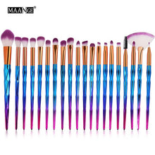 Load image into Gallery viewer, 7-20Pcs Diamond Makeup Brushes Set