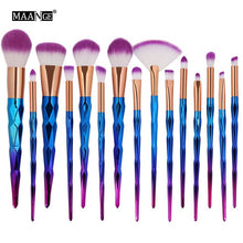 Load image into Gallery viewer, 7-20Pcs Diamond Makeup Brushes Set