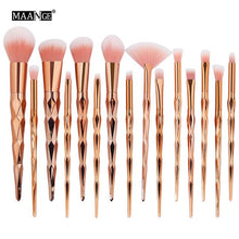 Load image into Gallery viewer, 7-20Pcs Diamond Makeup Brushes Set