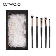 Load image into Gallery viewer, O.TWO.O 5pcs/set Brushes For Makeup Soft Synthetic Hair Wooden Handle Eyeshadow Brush With Gift Box Cosmetics Kit
