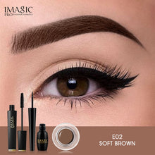 Load image into Gallery viewer, IMAGIC Set Combinatie Wimper Krullend en Lang Mascara Waterdichte Langdurige EyelinerProfessional Eyebrow Gel 6 Colors Eyebrow