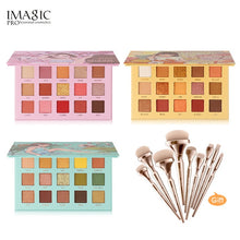 Load image into Gallery viewer, IMAGIC 3pcs eye shadow palette to send 9 sets of brush
