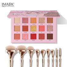 Load image into Gallery viewer, IMAGIC 3pcs eye shadow palette to send 9 sets of brush
