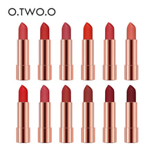 Load image into Gallery viewer, O.TWO.O 12pcs/set Semi Velvet Lipstick Moisturizing Waterproof Nude Color Makeup Kit