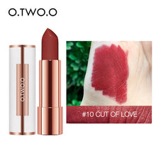 Load image into Gallery viewer, O.TWO.O New Arrival Lipstick Matte Waterproof Red Colors Moisturizing Waterproof Makeup Long Lasting Lips Cosmetic