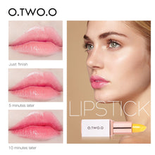 Load image into Gallery viewer, O.TWO.O Temperature Change Color Lip Balm Pink Hygienic Moisturizing Nutritious Jelly Lipstick Anti Aging Makeup Lip Care