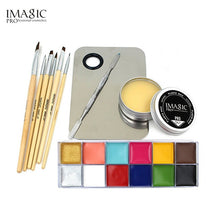 Load image into Gallery viewer, IMAGIC 1 X12 Colors Body Painting+Skin Wax+professional Makeup Set