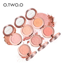 Load image into Gallery viewer, O.TWO.O Face Blusher Powder Rouge Makeup Cheek Blusher Powder Minerals Palettes Blusher Brush Palette Cream Natural Blush