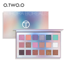 Load image into Gallery viewer, O.TWO.O 2020 New 18 Colors Eyeshadow Palette Pigmented Powder Easy to Blend Rich Color Aurora Borealis Eye Shadow Makeup