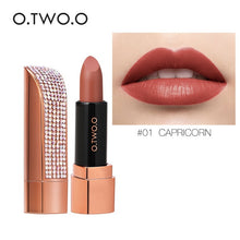 Load image into Gallery viewer, O.TWO.O Twelve Constellation Lipstick  Waterproof Pigment Lips Makeup Semi Velvet Lightweight Lip Stick Cosmetic