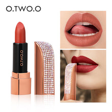 Load image into Gallery viewer, O.TWO.O Matte Lipstick Set 12 Colors Moisture Lips Makeup Diamond Lipstick Tube Waterproof Long Lasting  Nude Lipstick Matte