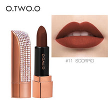 Load image into Gallery viewer, O.TWO.O Matte Lipstick Set 12 Colors Moisture Lips Makeup Diamond Lipstick Tube Waterproof Long Lasting  Nude Lipstick Matte