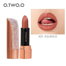 Load image into Gallery viewer, O.TWO.O Matte Lipstick Set 12 Colors Moisture Lips Makeup Diamond Lipstick Tube Waterproof Long Lasting  Nude Lipstick Matte