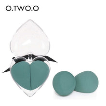 Load image into Gallery viewer, O.TWO.O 2pcs/set Makeup Sponge Heart-Shape Box Non-Latex Material Cosmetic Puff Powder Foundation Use Beauty Make Up Tools