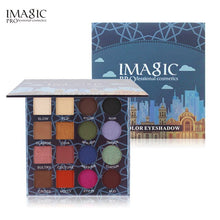 Load image into Gallery viewer, IMAGIC Professional 16 Color Long Lasting Waterproof Makeup Eyeshadow Palette Pigment Glitter