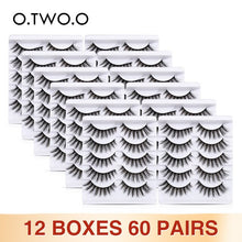 Load image into Gallery viewer, O.TWO.O False Eyelashes Wholesale 12 Lots Thick Volume Long Fake Lashes Eye Makeup Tools Fluffy Mink Eyelashes