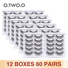 Load image into Gallery viewer, O.TWO.O False Eyelashes Wholesale 12 Lots Thick Volume Long Fake Lashes Eye Makeup Tools Fluffy Mink Eyelashes