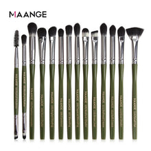 Load image into Gallery viewer, MAANGE 5/14Pcs Makeup Brushes Set green