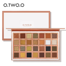 Load image into Gallery viewer, O.TWO.O 28 Colors Eyeshadow Palette Shiny Matte Glitter Smoky Eyes Waterproof Eye Shadow Pallete High Pigment Metallic Makeup