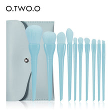 Load image into Gallery viewer, O.TWO.O 10 Pcs Makeup Brushes Set Eye Shadow Face Blush Foundation Presses Powder Eyebrow Brushes Makeup Tools Cosmetics