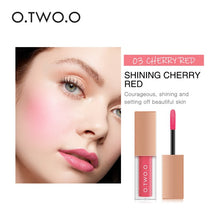 Load image into Gallery viewer, O.TWO.O Liquid Blush For Face Makeup Rubor Peach Palette High Pigment Easy To Wear Face Blusher Waterproof Korean Makeup
