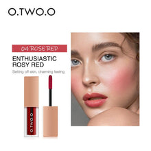 Load image into Gallery viewer, O.TWO.O Liquid Blush For Face Makeup Rubor Peach Palette High Pigment Easy To Wear Face Blusher Waterproof Korean Makeup