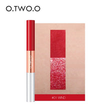 Load image into Gallery viewer, O.TWO.O Matte Liquid Lipstick Glitter Lip Gloss  2 in1 Lips Makeup  Waterproof Cosmetic Beauty Transperant  lipgloss Glitter