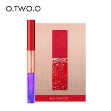 Load image into Gallery viewer, O.TWO.O Matte Liquid Lipstick Glitter Lip Gloss  2 in1 Lips Makeup  Waterproof Cosmetic Beauty Transperant  lipgloss Glitter