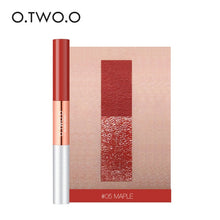 Load image into Gallery viewer, O.TWO.O Matte Liquid Lipstick Glitter Lip Gloss  2 in1 Lips Makeup  Waterproof Cosmetic Beauty Transperant  lipgloss Glitter