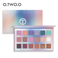 Load image into Gallery viewer, O.TWO.O 2020 New 18 Colors Eyeshadow Palette Pigmented Powder Easy to Blend Rich Color Aurora Borealis Eye Shadow Makeup