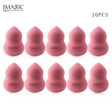 Load image into Gallery viewer, IMAGIC 10 Pack Makeup Mixer Soft Water Sponge Puff