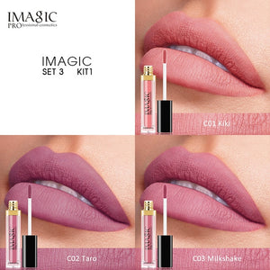 IMAGIV 3pcs Lipstick Matte Lipstick Waterproof Long Lasting