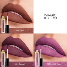 Load image into Gallery viewer, IMAGIC 3PCS Matte Waterproof Lasting Matte Bare Lipstick Set