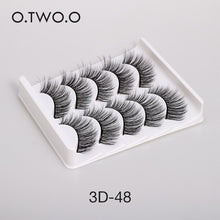 Load image into Gallery viewer, O.TWO.O 5 Pairs 3D Mink Lashes False Eyelashes Makeup Tools Natural Long Thick Volume Eyelashes  Beauty Fluffy Eyelashes
