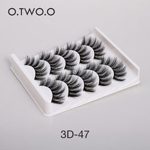 Load image into Gallery viewer, O.TWO.O 5 Pairs 3D Mink Lashes False Eyelashes Makeup Tools Natural Long Thick Volume Eyelashes  Beauty Fluffy Eyelashes