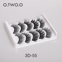 Load image into Gallery viewer, O.TWO.O 5 Pairs 3D Mink Lashes False Eyelashes Makeup Tools Natural Long Thick Volume Eyelashes  Beauty Fluffy Eyelashes