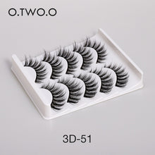 Load image into Gallery viewer, O.TWO.O 5 Pairs 3D Mink Lashes False Eyelashes Makeup Tools Natural Long Thick Volume Eyelashes  Beauty Fluffy Eyelashes