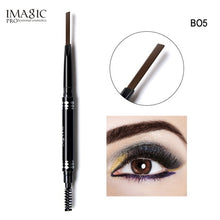 Load image into Gallery viewer, IMAGIC professional waterproof eyebrow pencil with brush double head