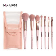 Load image into Gallery viewer, MAANGE 7/11/14 Pcs Pink Makeup Brushes Set with bag