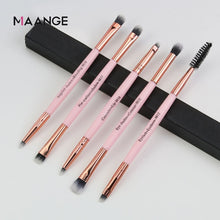 Load image into Gallery viewer, MAANGE 7/11/14 Pcs Pink Makeup Brushes Set with bag