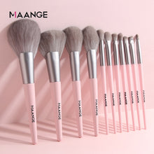 Load image into Gallery viewer, MAANGE 11pcs Pink Makeup Brushes Set