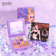 Load image into Gallery viewer, IMAGIC 9-color eyeshadow palette matte pearlescent hybrid disc
