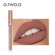 Load image into Gallery viewer, O.TWO.O Liquid Lipstick Matte Lip Gloss Cosmetic Lightweight Lip Glaze Long Lasting Lip Tint  Waterproof 12 Color Lips Makeup