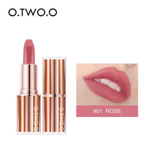 Load image into Gallery viewer, O.TWO.O Matte Lipstick Lips Makeup Waterproof Lip Balm Long Lasting High Pigmentation Lip Tint Square Lipstick Tube Cosmetic