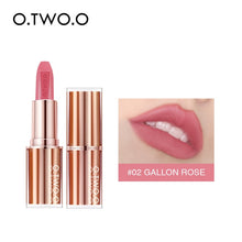 Load image into Gallery viewer, O.TWO.O Matte Lipstick Lips Makeup Waterproof Lip Balm Long Lasting High Pigmentation Lip Tint Square Lipstick Tube Cosmetic