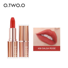 Load image into Gallery viewer, O.TWO.O Matte Lipstick Lips Makeup Waterproof Lip Balm Long Lasting High Pigmentation Lip Tint Square Lipstick Tube Cosmetic
