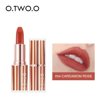 Load image into Gallery viewer, O.TWO.O Matte Lipstick Lips Makeup Waterproof Lip Balm Long Lasting High Pigmentation Lip Tint Square Lipstick Tube Cosmetic